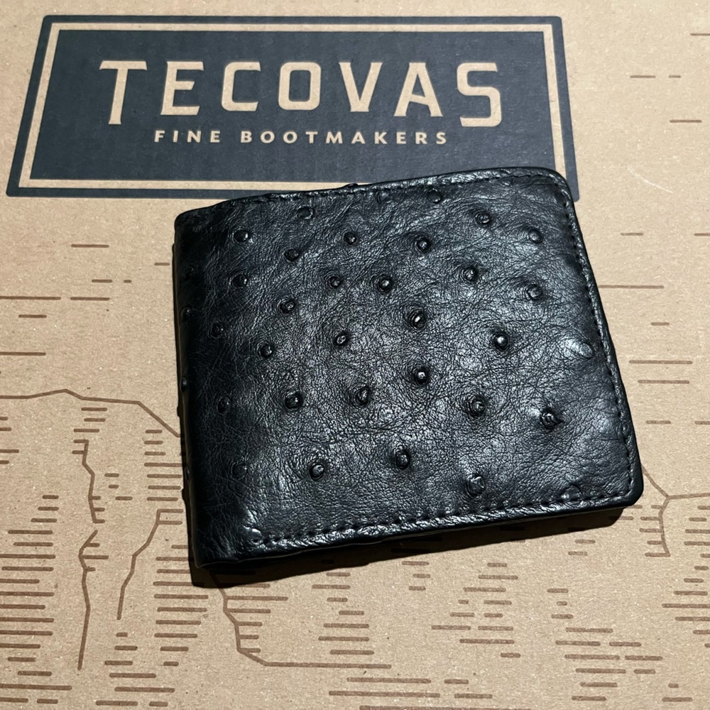 Tecovas ostrich billfold wallet